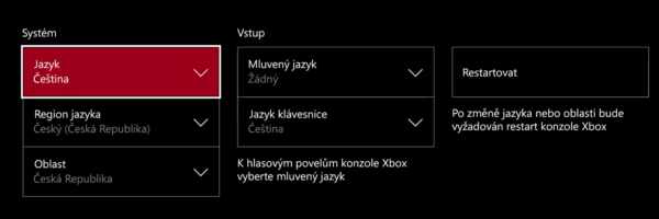 Majitelé Xboxu One bojují za český dashboard