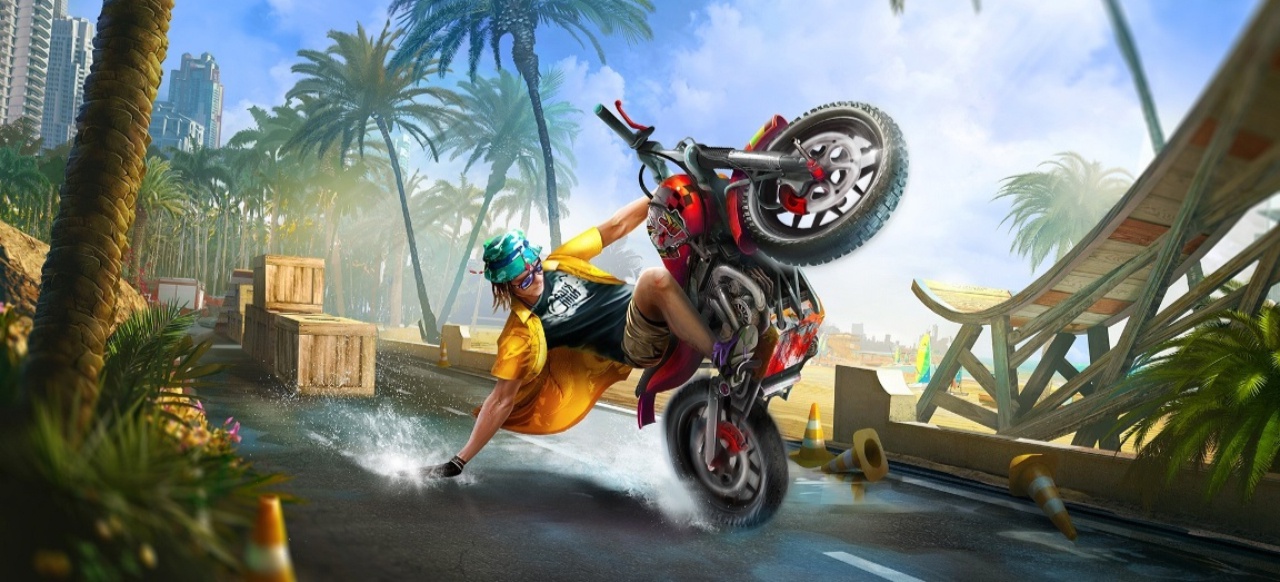 Urban Trial Playground na slunných kalifornských plážích