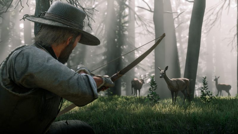 O zvířatech a lovu v Red Dead Redemption 2