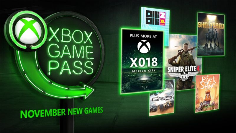 Xbox Games Pass v listopadu nabídne minimálně 5 nových her