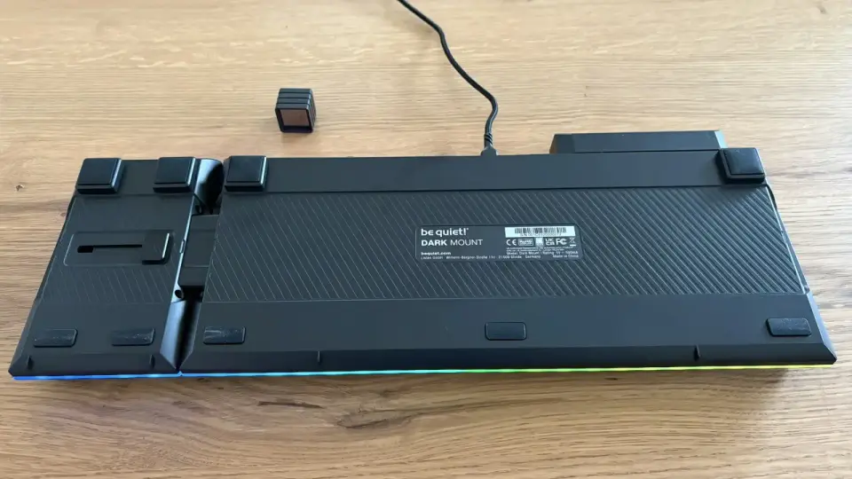 be quiet! Dark Mount - Riser Feet jsou magnetické nožičky, kterými můžete upravit zdvih klávesnice