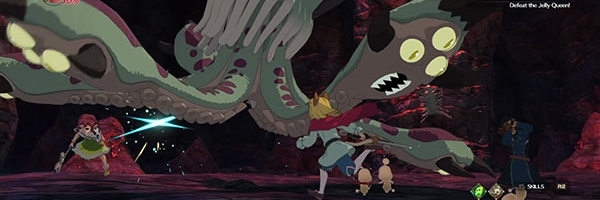 Boj v Ni no Kuni II proti dvěma monstrům