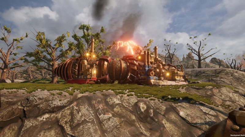 Volcanoids je steampunkový survival od malého českého studia