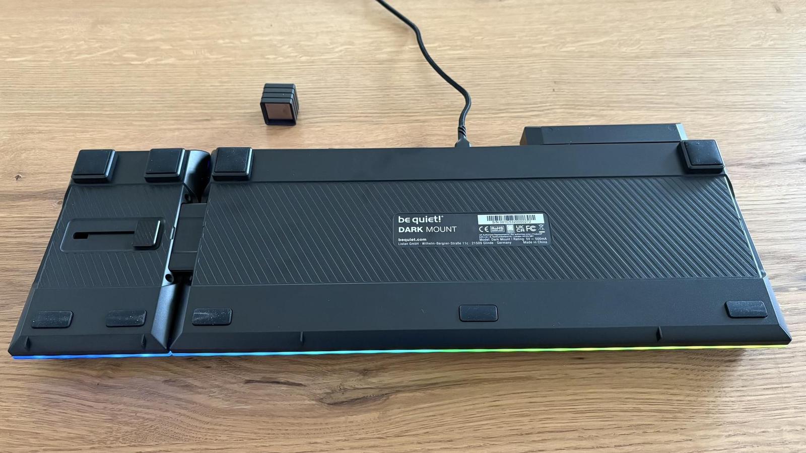 be quiet! Dark Mount - Riser Feet jsou magnetické nožičky, kterými můžete upravit zdvih klávesnice