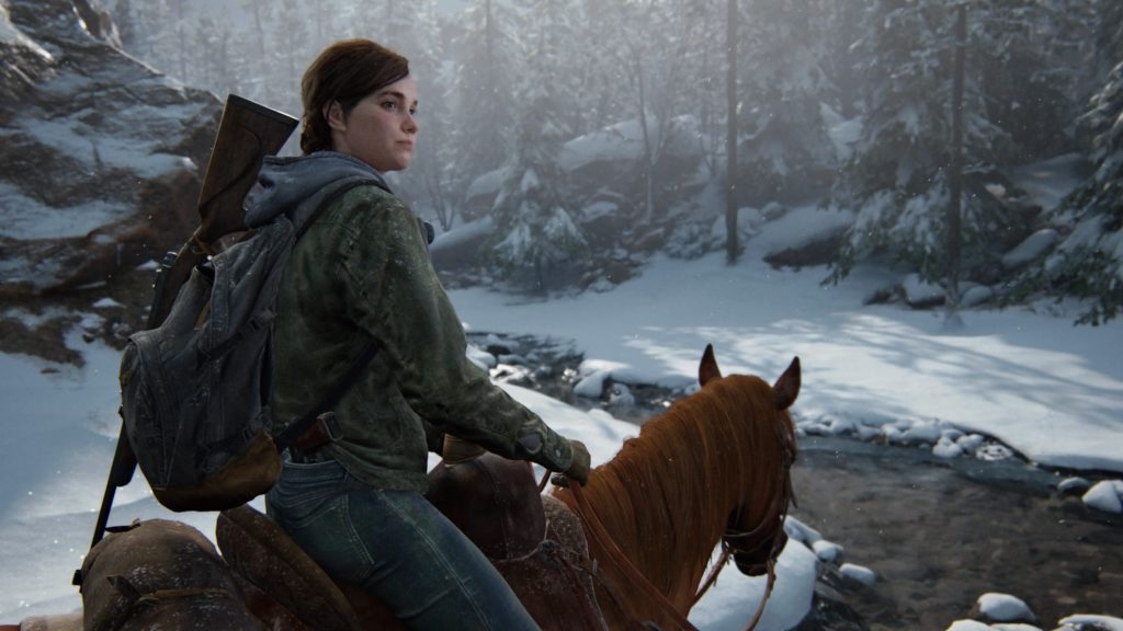 Kůň Ellie se jmenuje Shimmer.