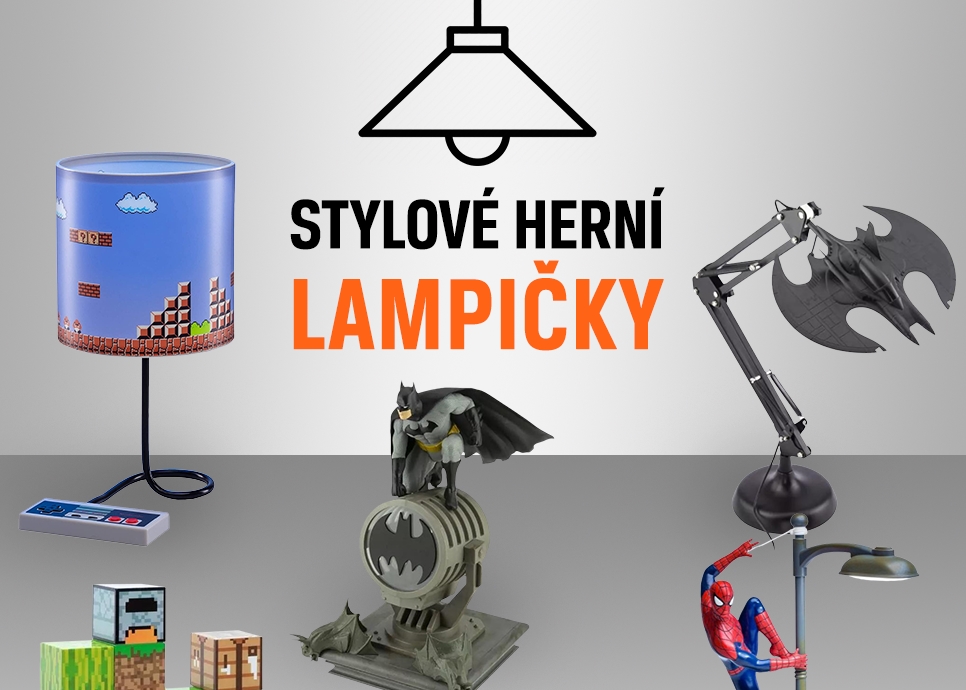 Originální lampičky s herními motivy
