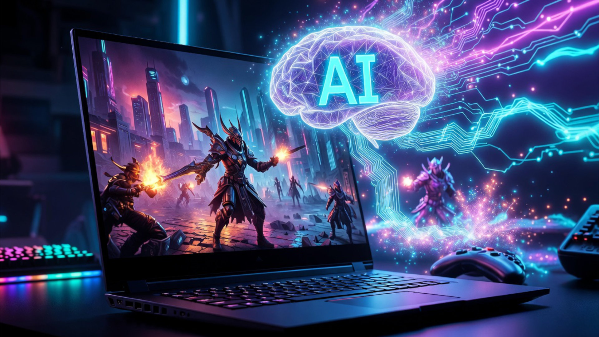 Když hra myslí za tebe: Jak AI v notebooku mění zážitek z nových her