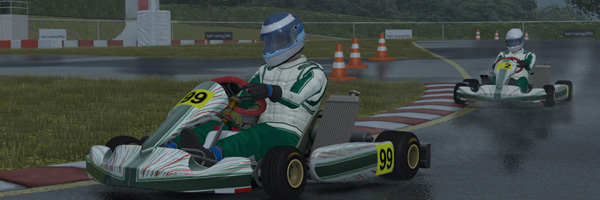 Realistický simulátor motokár Kart Racing Pro