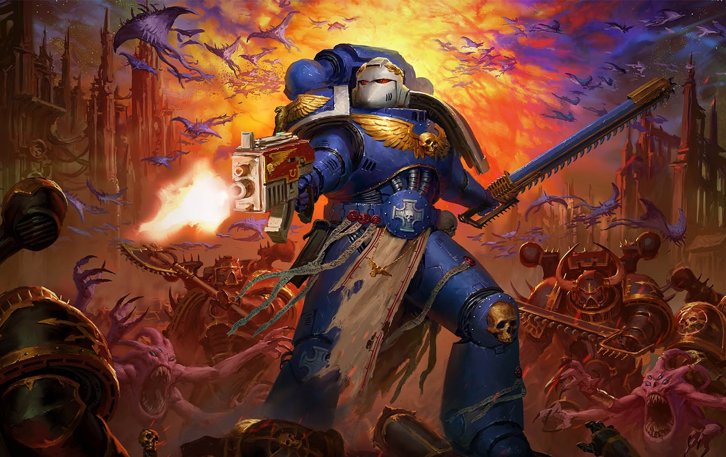 Sérií DOOM inspirovaná akce Warhammer 40 000: Boltgun odhaluje HW nároky