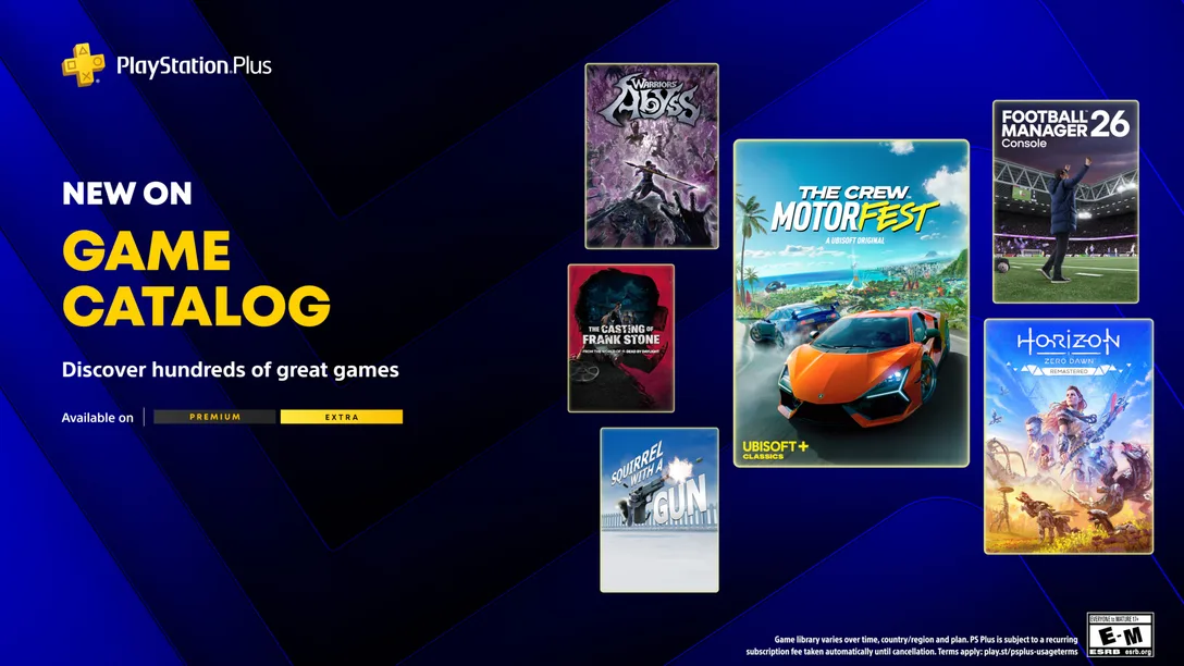 Dubnová nabídka her v PS Plus Extra a Premium oficiálně představena
