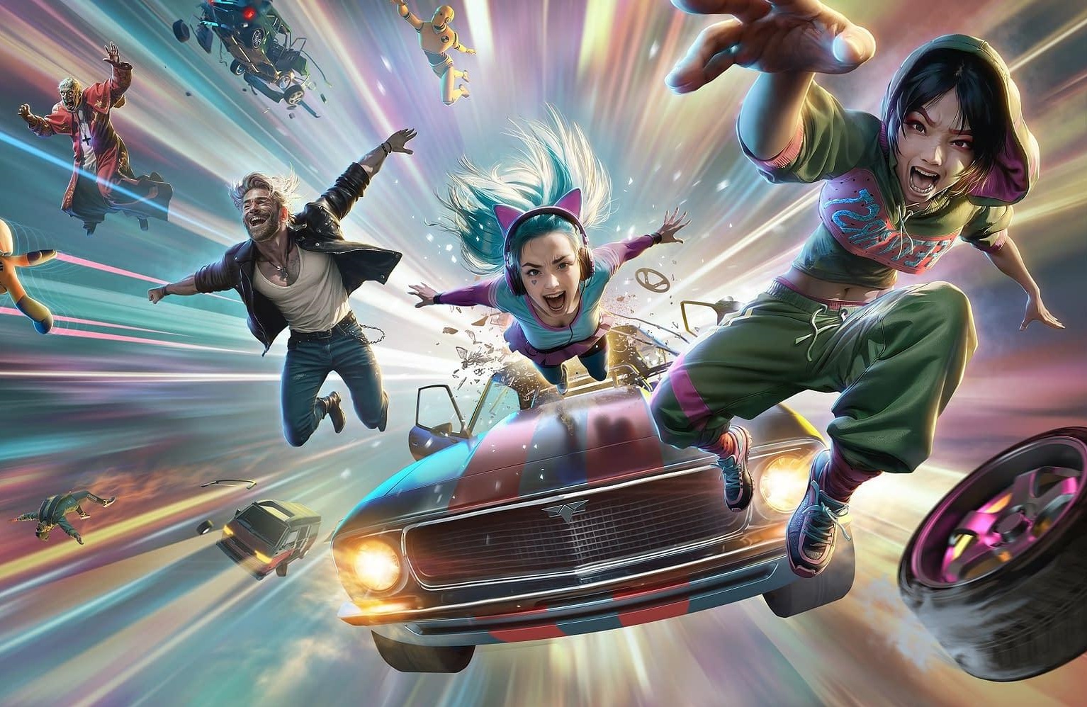 Představeny sérií Flatout inspirované závody Jected – Rivals