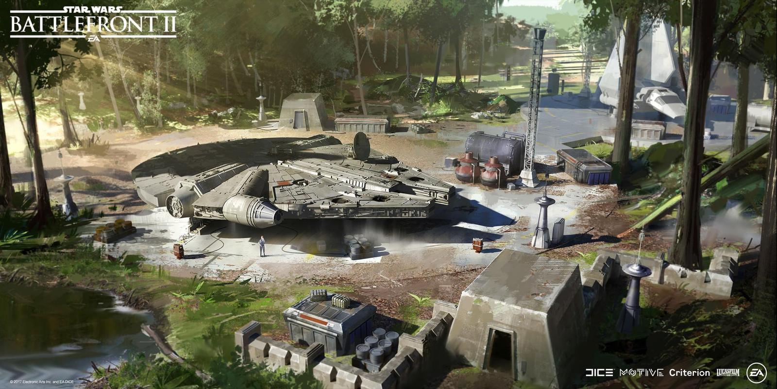 Koncepty kampaně Star Wars: Battlefrontu 2 ukazují nezrealizované prvky