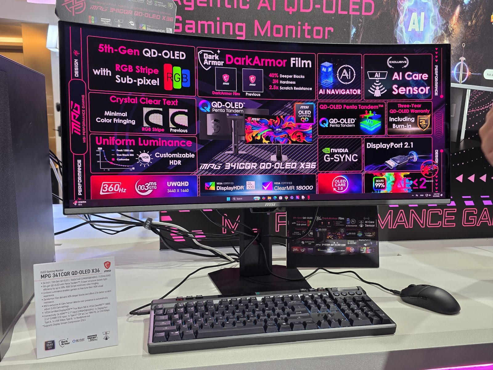 MSI na Computexu slaví 40 let: Nadupané notebooky doplňují nové grafiky a konzole Claw