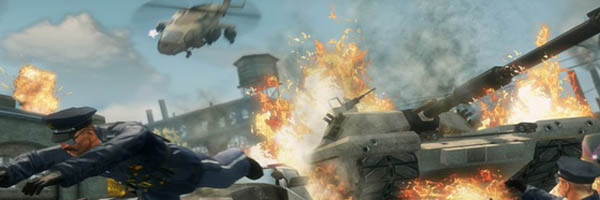 Saints Row 3 s tankem, letadlem a obřím vibrátorem