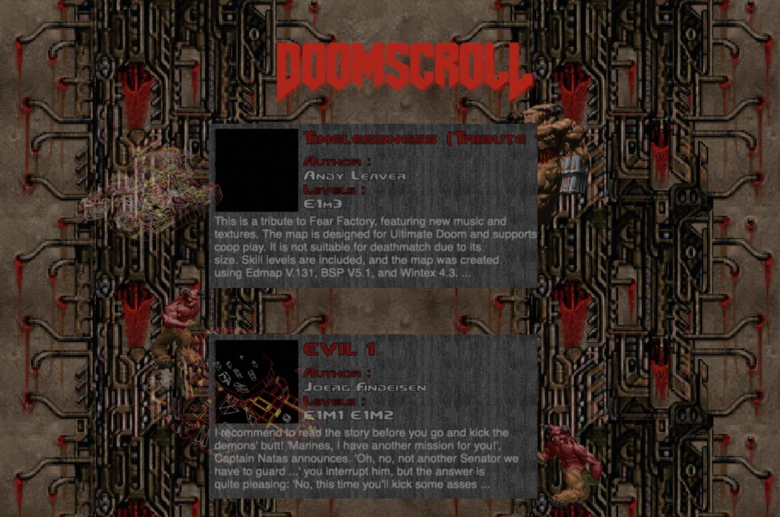 DoomScroll: peklo produktivity, ráj pro fanoušky DOOMa