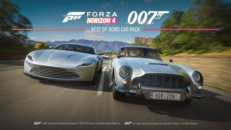 Forza Horizon 4 láká na auta Jamese Bonda
