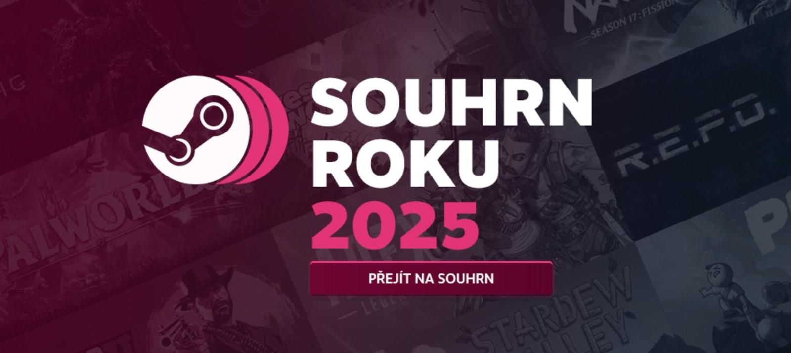 Podívejte se na své herní statistiky roku 2025 z pohledu Steamu