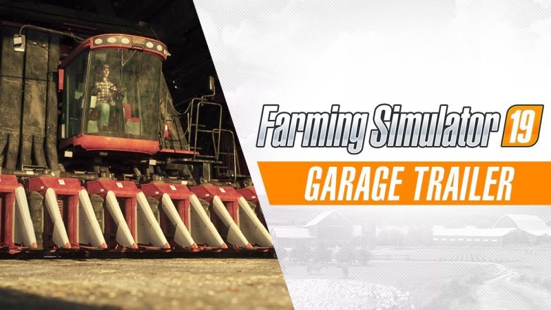 Návštěva garáže ve Farming Simulator 19