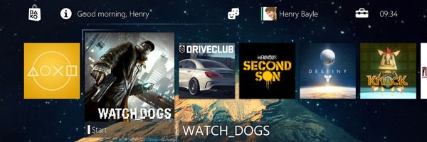 PS4 nebude podporovat uživatelské wallpapery