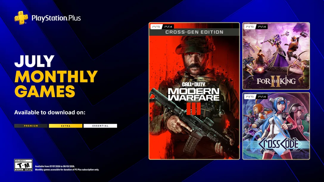 Červencová nabídka her v PlayStation Plus byla oficiálně představena