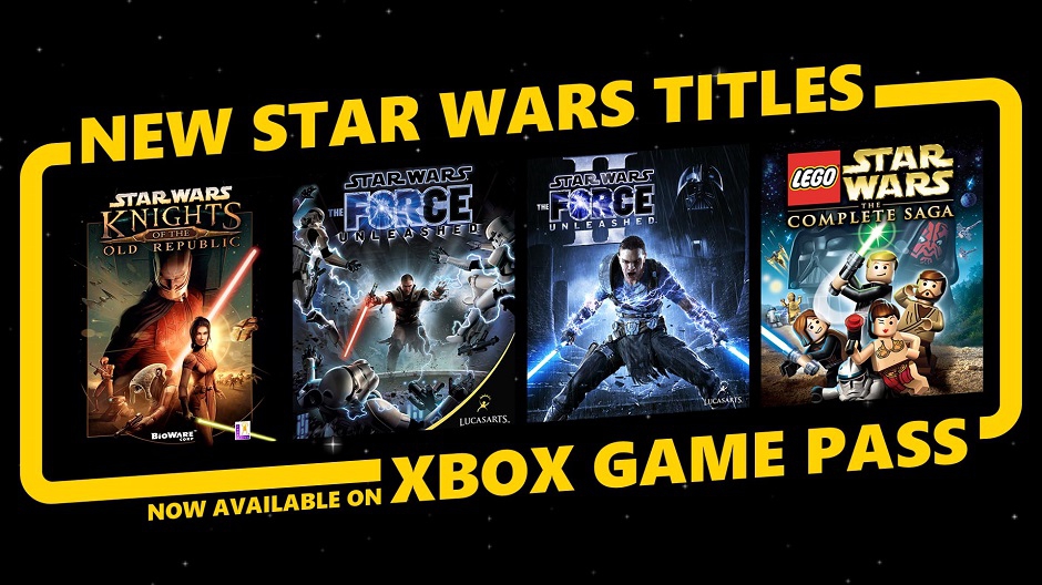 Xbox Game Pass obohatily čtyři nové hry ze světa Star Wars