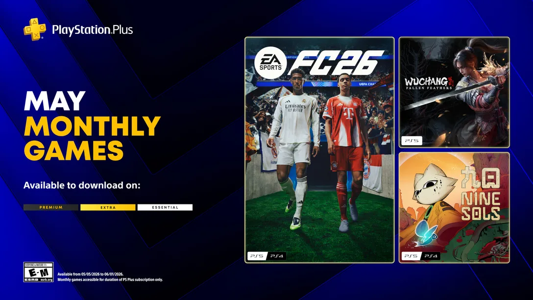 Květnová nabídka her v PlayStation Plus je nyní k dispozici