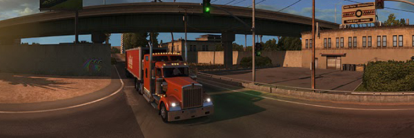 Panorama Kalifornie z American Truck Simulatoru