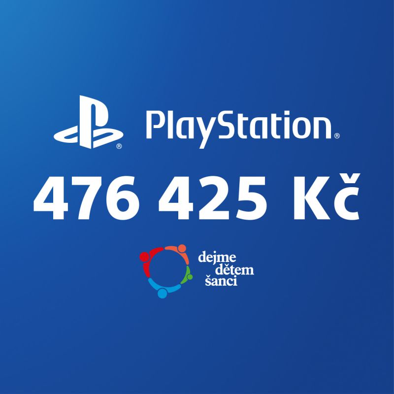 PlayStation Charity Stream vybral téměř půl milionu korun