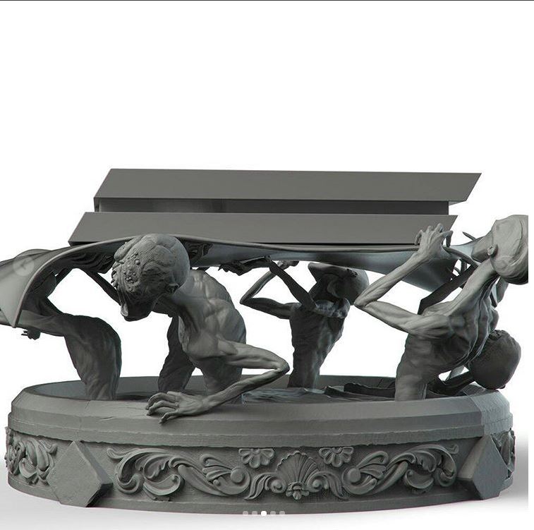 Umělec vytvořil stojan ve stylu Bloodborne pro PlayStation 4