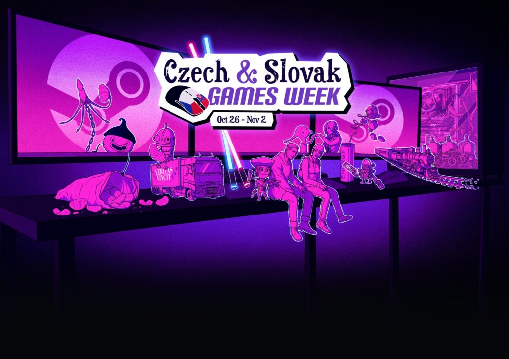 Slevová akce českých a slovenských her na Steamu czsteam